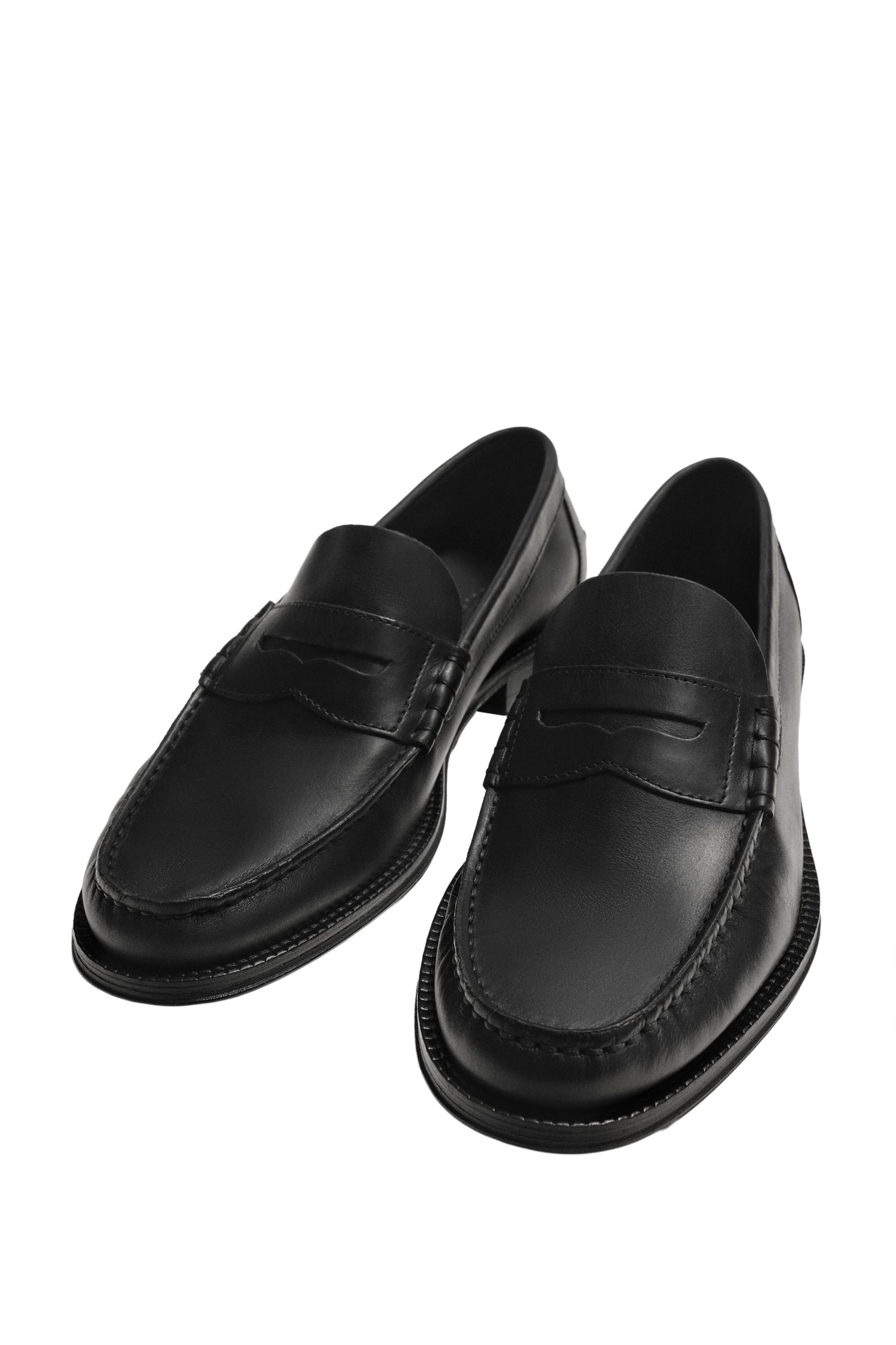 LEATHER PENNY LOAFERS